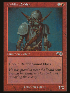 Goblin Raider (USG-194) - Urza's Saga