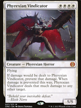 Phyrexian Vindicator (ONE-027) - Phyrexia: All Will Be One