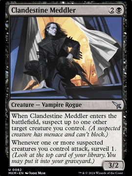 Clandestine Meddler (MKM-82†) - Murders at Karlov Manor