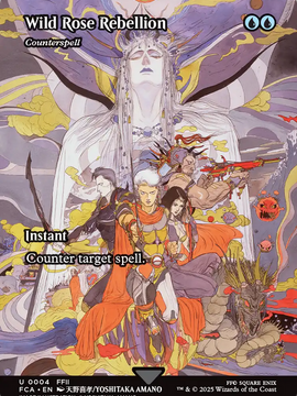 Counterspell (FCA-004) - FINAL FANTASY: Through the Ages / Wild Rose Rebellion (Borderless) Foil
