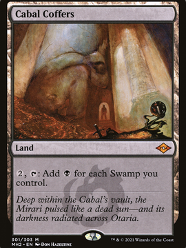Cabal Coffers (MH2-301) - Modern Horizons 2 Etched Foil