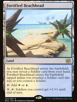 Fortified Beachhead (BRO-262) - The Brothers' War