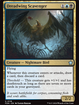 Dreadwing Scavenger (FDN-118) - Foundations Foil