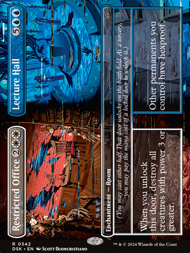 Restricted Office // Lecture Hall (DSK-342) - Duskmourn: House of Horror (Borderless)