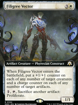Filigree Vector (MOC-102) - March of the Machine Commander: (Extended Art)
