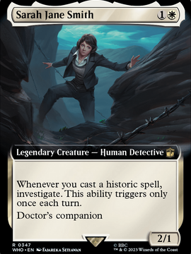 Sarah Jane Smith (WHO-347) - Doctor Who: (Extended Art) Foil