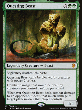 Questing Beast (ELD-171) - Throne of Eldraine Foil