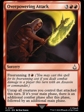 Overpowering Attack (ACR-037) - Assassin's Creed Foil