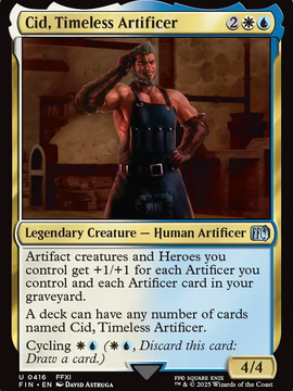 Cid, Timeless Artificer (FIN-416) - FINAL FANTASY Foil