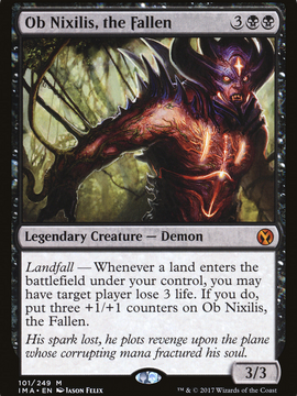 Ob Nixilis, the Fallen (IMA-101) - Iconic Masters Foil
