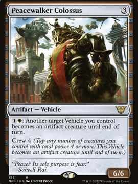 Peacewalker Colossus (NEC-155) - Neon Dynasty Commander