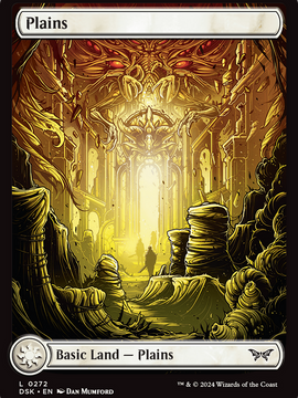 Plains (DSK-272) - Duskmourn: House of Horror (Borderless) Foil