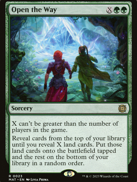 Open the Way (MAT-023) - March of the Machine: The Aftermath Foil