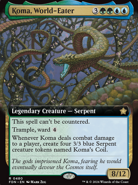 Koma, World-Eater (FDN-480) - Foundations: (Extended Art)