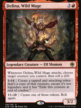 Delina, Wild Mage (AFR-138) - Adventures in the Forgotten Realms