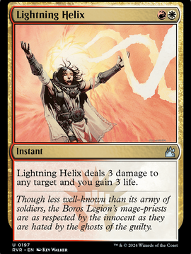 Lightning Helix (RVR-197) - Ravnica Remastered