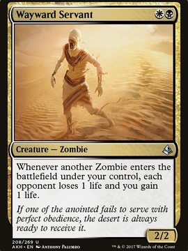 Wayward Servant (AKH-208) - Amonkhet
