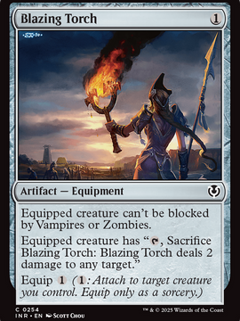 Blazing Torch (INR-254) - Innistrad Remastered