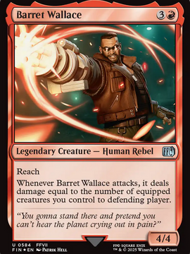 Barret Wallace (FIN-584) - FINAL FANTASY Surge Foil