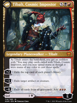 Valki, God of Lies // Tibalt, Cosmic Impostor (KHM-114) - Kaldheim Foil
