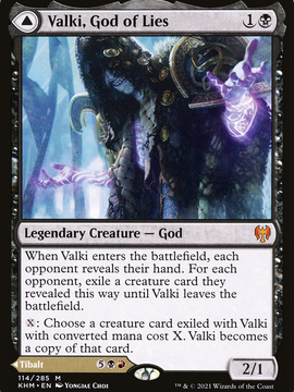 Valki, God of Lies // Tibalt, Cosmic Impostor (KHM-114) - Kaldheim Foil