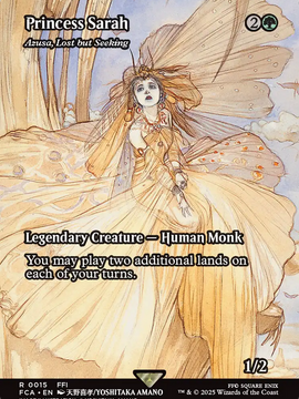 Azusa, Lost but Seeking (FCA-015) - FINAL FANTASY: Through the Ages / Princess Sarah (Borderless)