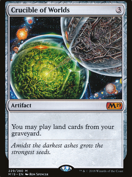 Crucible of Worlds (M19-229) - Core Set 2019
