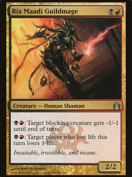 Rix Maadi Guildmage (RTR-192) - Return to Ravnica