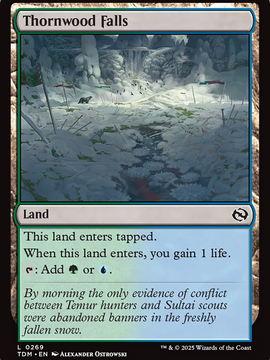 Thornwood Falls (TDM-269) - Tarkir: Dragonstorm Foil