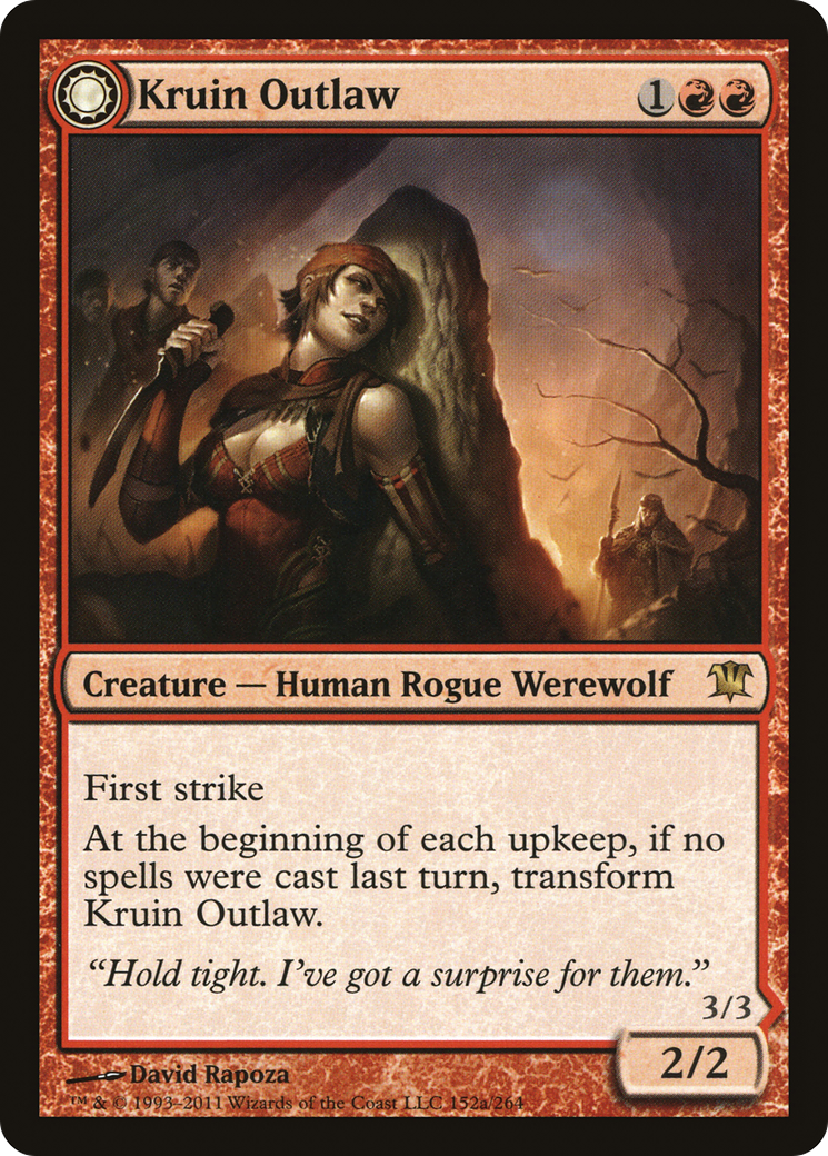 Kruin Outlaw // Terror of Kruin Pass (ISD-152) - Innistrad: (Double Faced Transform)