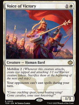 Voice of Victory (TDM-033) - Tarkir: Dragonstorm