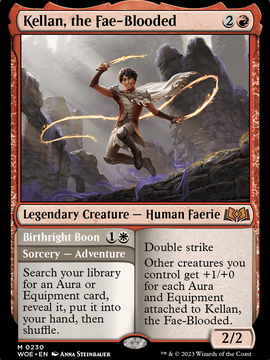 Kellan, the Fae-Blooded // Birthright Boon (WOE-230) - Wilds of Eldraine