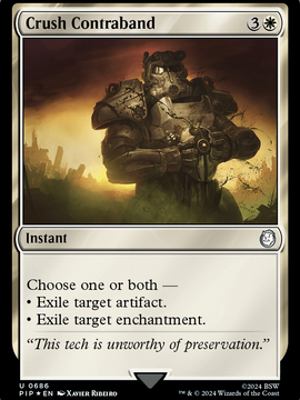 Crush Contraband (PIP-686) - Fallout Foil