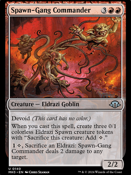 Spawn-Gang Commander (MH3-140) - Modern Horizons 3: (devoid)