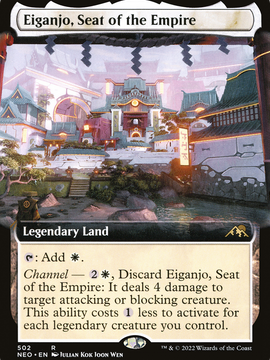 Eiganjo, Seat of the Empire (NEO-502) - Kamigawa: Neon Dynasty: (Extended Art)