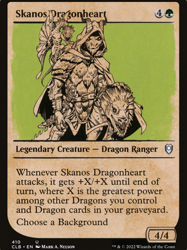Skanos Dragonheart (CLB-410) - Commander Legends: Battle for Baldur's Gate: (Showcase)