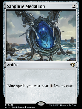 Sapphire Medallion (CMM-407) - Commander Masters