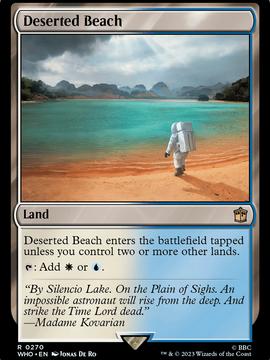 Deserted Beach (WHO-270) - Doctor Who Foil