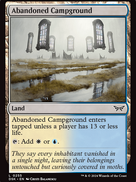 Abandoned Campground (DSK-255) - Duskmourn: House of Horror Foil