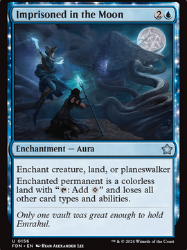 Imprisoned in the Moon (FDN-156) - Foundations Foil