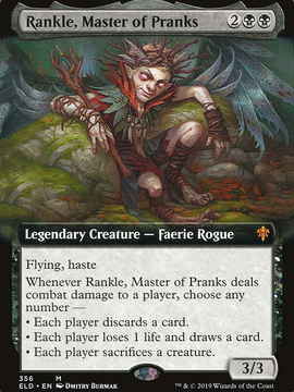 Rankle, Master of Pranks (ELD-356) - Throne of Eldraine: (Extended Art) Foil