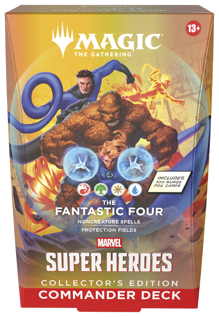 mtg marvel commander deck Magic: The Gathering: Marvel Super Heroes Collector Commander Deck