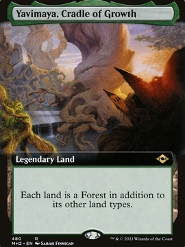 Yavimaya, Cradle of Growth (MH2-480) - Modern Horizons 2: (Extended Art)