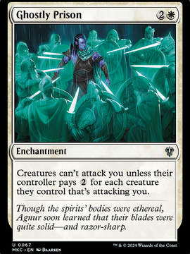 Ghostly Prison (MKC-067) - Murders at Karlov Manor Commander