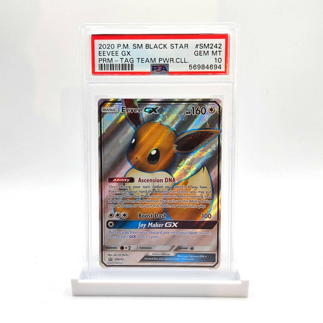 PSA 10 Eevee GX - Sun & Moon Black Star Promo Danireon Cards & Games PSA 10 Eevee GX - Sun & Moon Black Star Promo Danireon Cards & Games