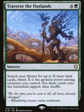 Traverse the Outlands (CLB-258) - Commander Legends: Battle for Baldur's Gate