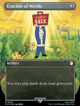 Crucible of Worlds (PIP-885) - Fallout (Borderless) Foil