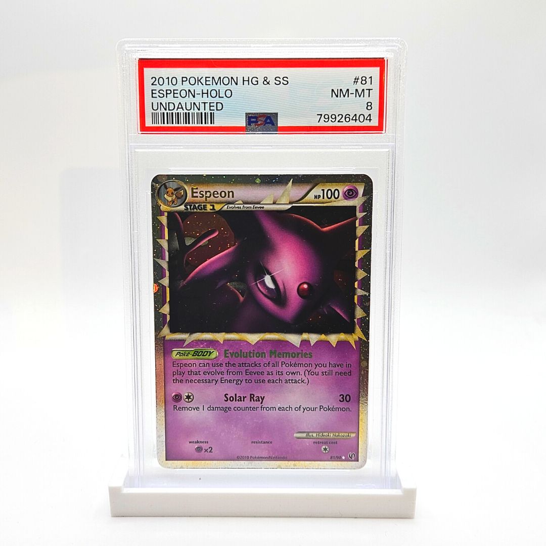 PSA 8 Espeon Prime Holo - HGSS Undaunted
