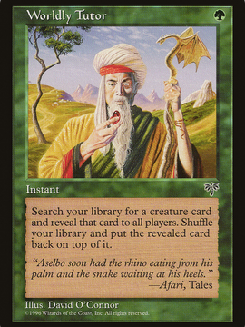 Worldly Tutor (MIR-) - Mirage