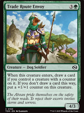 Trade Route Envoy (TDM-163) - Tarkir: Dragonstorm Foil